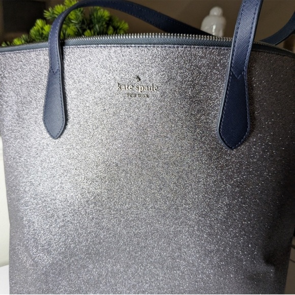 Kate Spade Joeley Glitter Tote & Matching Joeley Continental Wallet - Picture 2 of 8